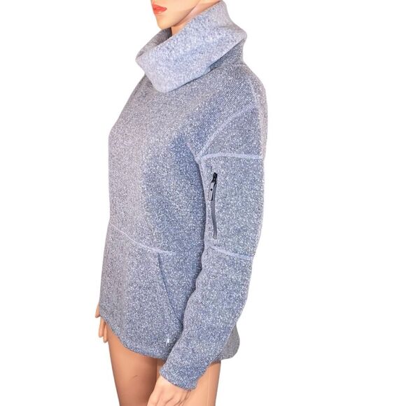 Smartwool Hudson Trail Pullover Gray Fleece Sweater Womens Size Small Wool Blend - Picture 2 of 6